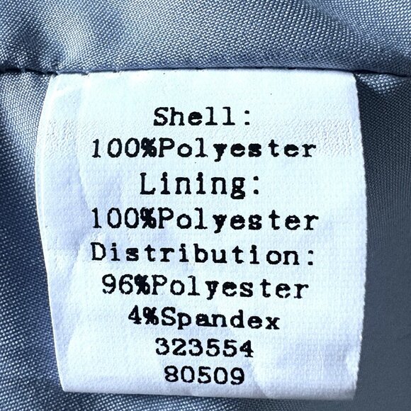 NWOT Womens Blue Floral Gown Dress Empire Waist Chiffon Size XL Crossover Front - Picture 12 of 12